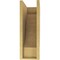 Ekena Millwork 7"W x 14"D x 21"H Classic Alpine Rough Cedar Woodgrain TimberThane Corbel, Primed Tan CORUR07X14X21ALPRCPR - alternate 5